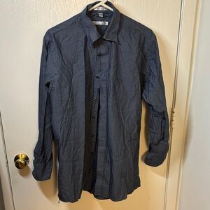 Geoffrey Beene Charcoal Button-Up Shirt